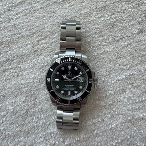 Designer submariner inspired watch